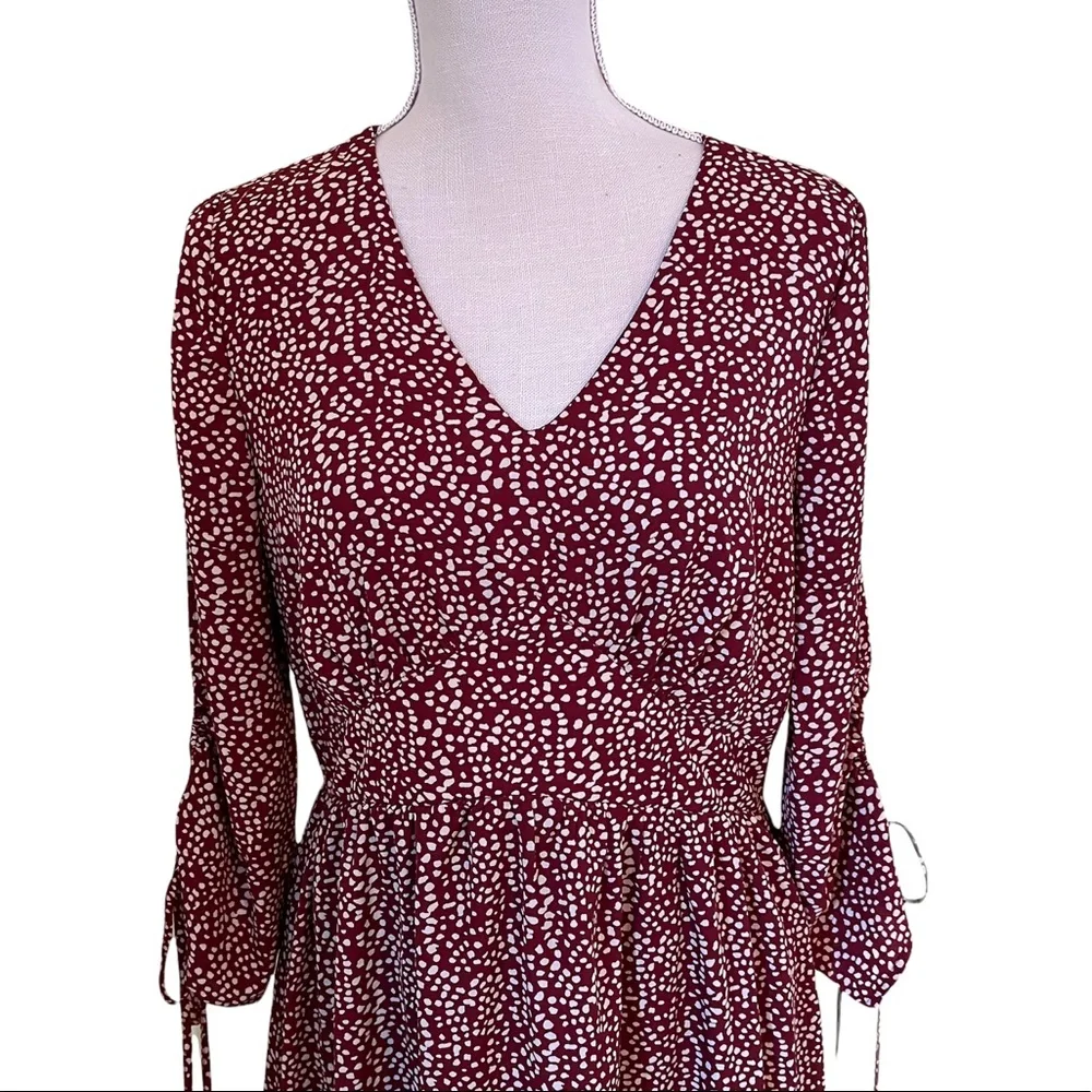 Listicle Dot Dress M